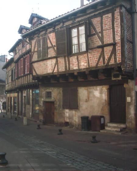 Half-timbered houses from the 16th century